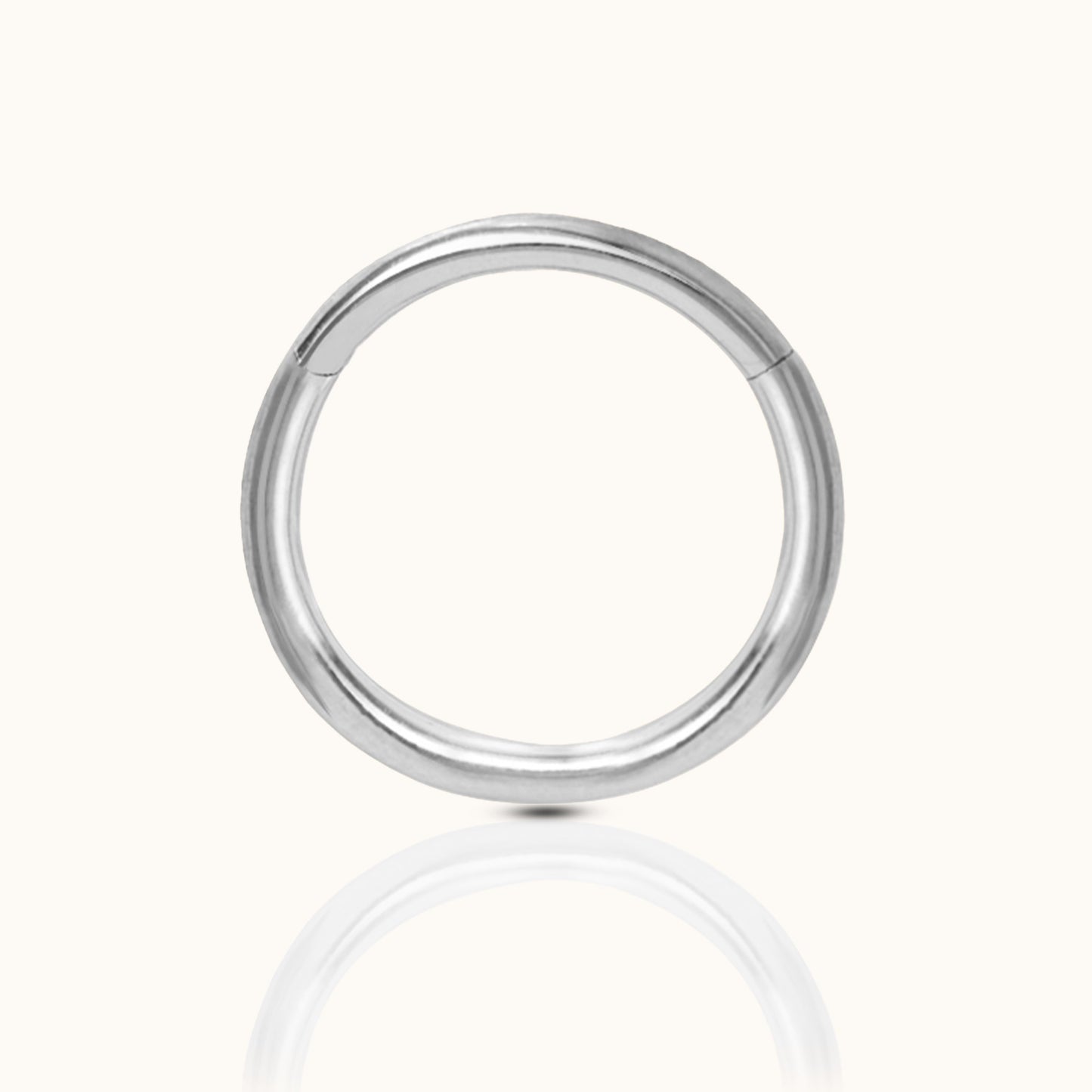 Classic Clicker 12mm Titanium Hinged Nap Hoop Earring
