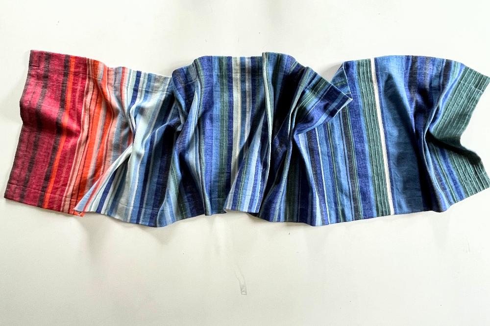 Climate Warming Table Runner Flat Lay