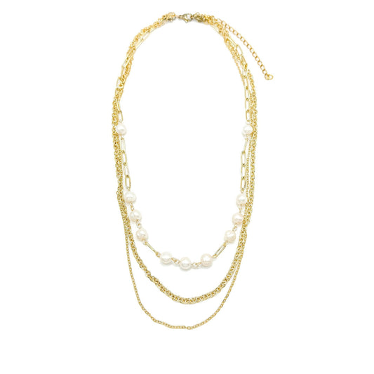Coquette gold necklace