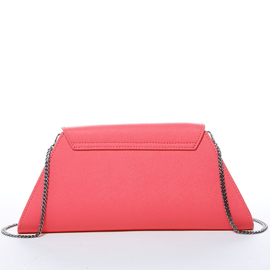 Angelica Coral Clutch Leather