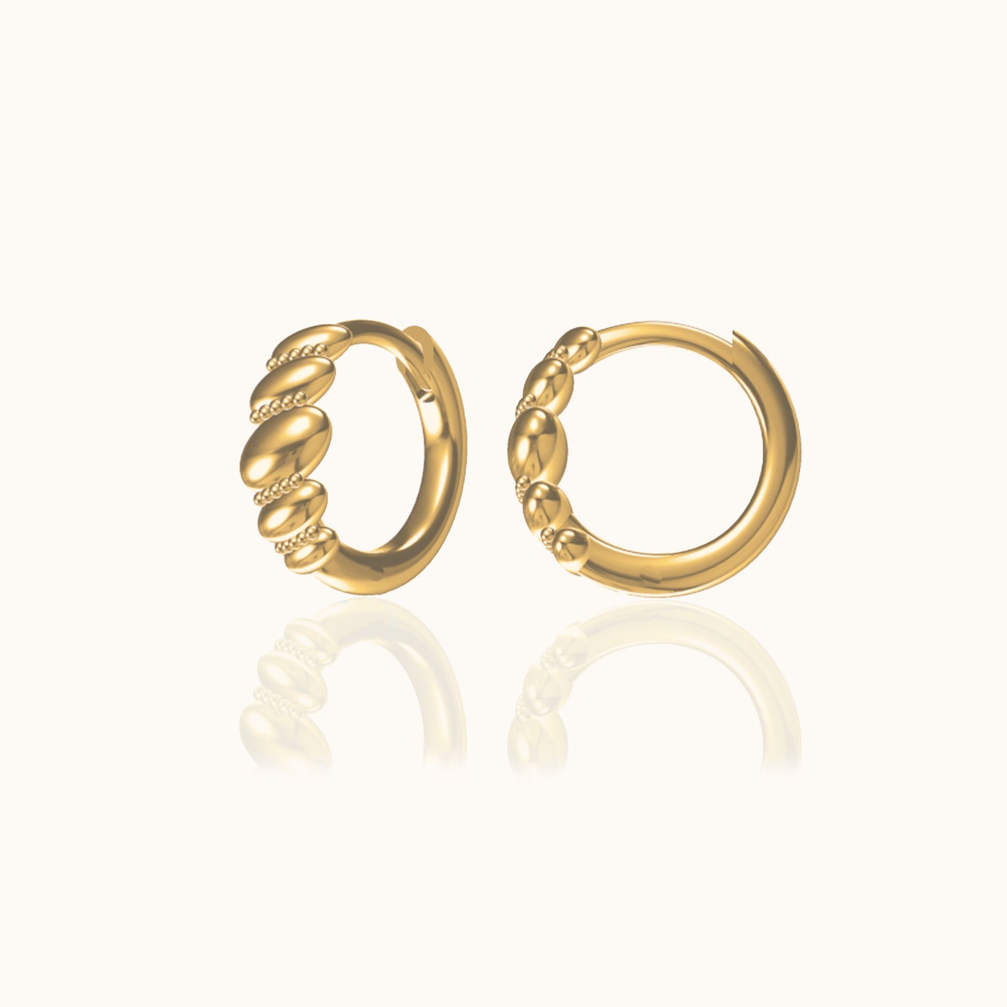 Croissant Hoop Earrings