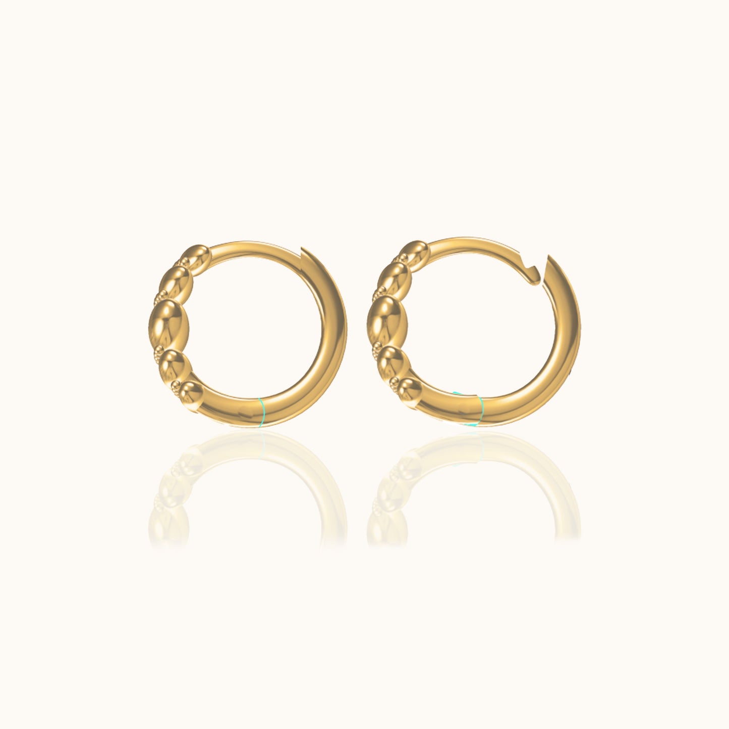 Croissant Hoop Earrings
