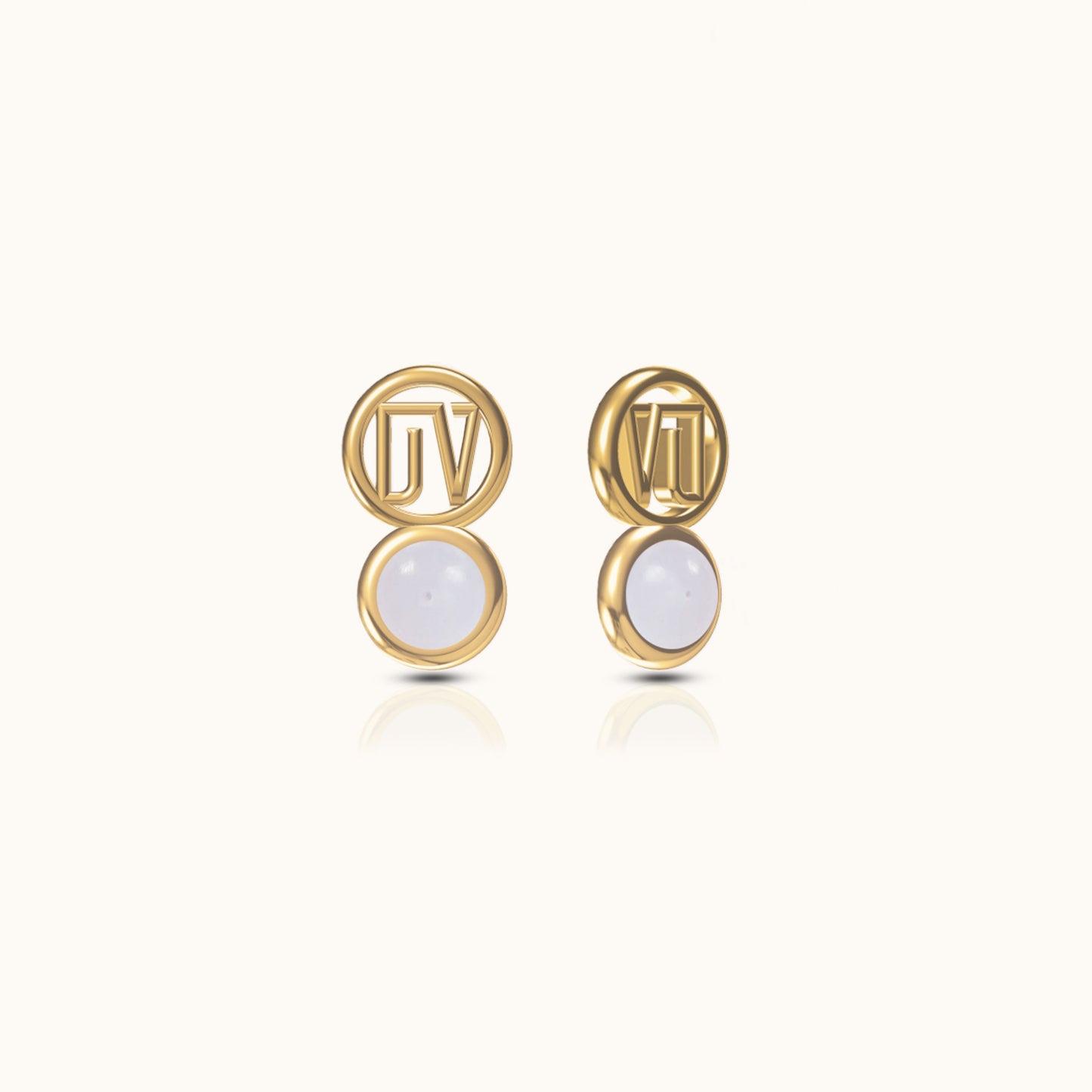 DOVIANA Extra Secure DV Logo Earring Lifter Backs for Heavy or Droopy Earrings with Comfortable Silicone Posts
