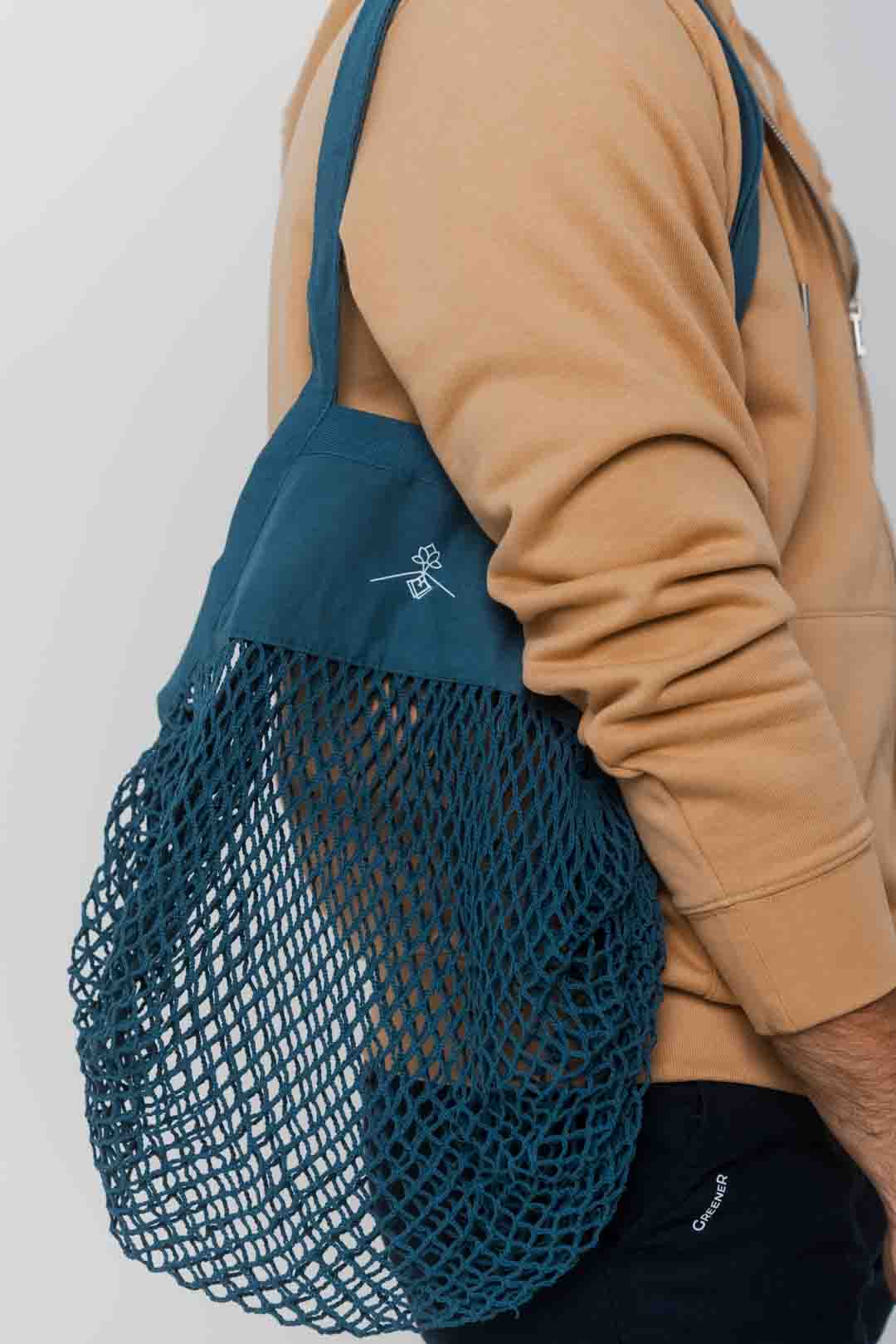 Bolsa red orgánica - Azul Royal