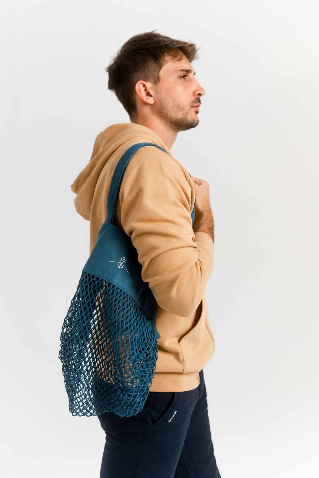 Bolsa red orgánica - Azul Royal