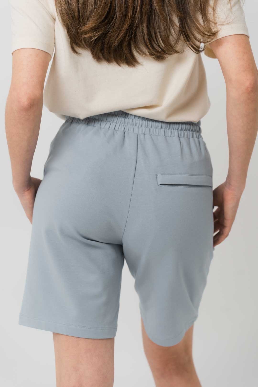 Pantalón corto Tencel - Azul Cielo