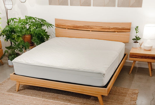 18" Wool and Cotton Mattress Protector