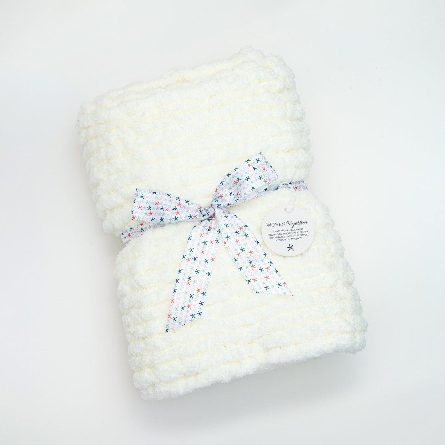 Gift wrapped blanket, soft blanket, best mother's day gift, women's artisan business, freedom company