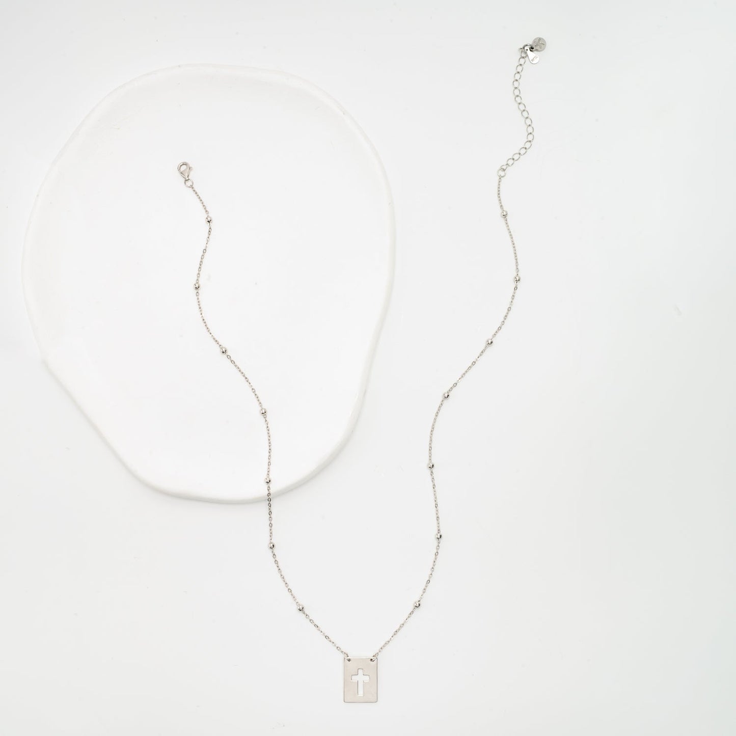 Sanctuary Sterling Silver Cross Necklace