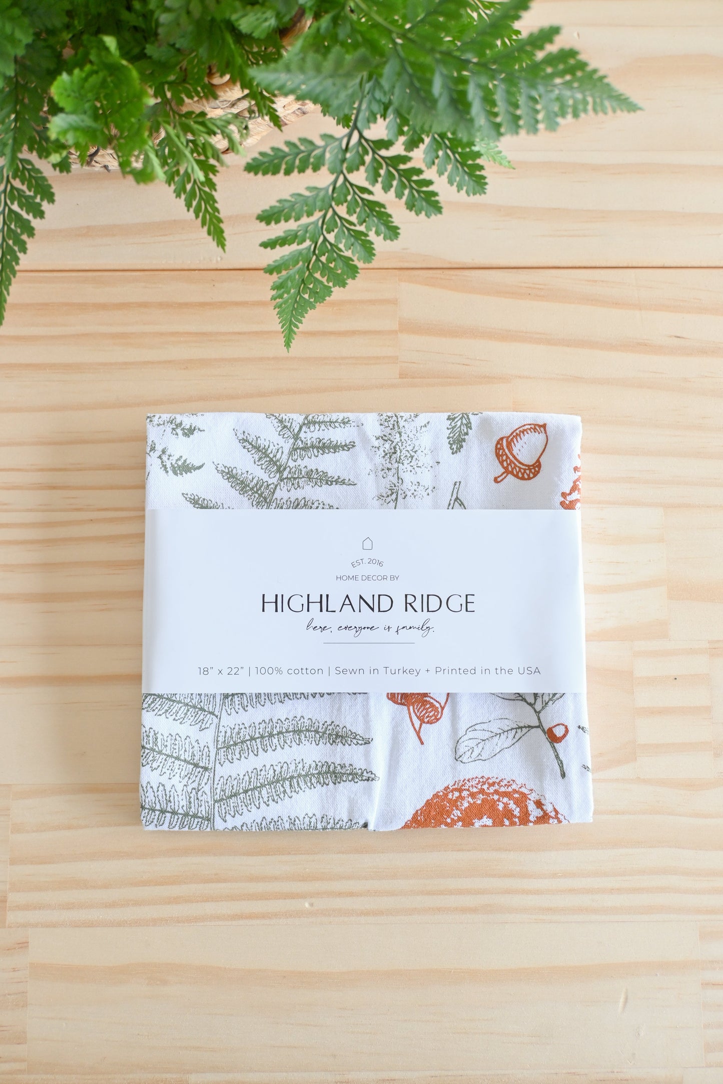 Forest Floor Tea Towel