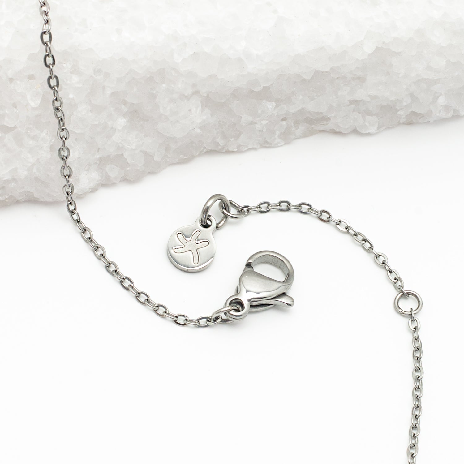 Photo of silver chain necklaces, Starfish Project, Starfish reviews, jewelry store, necklace brands, adjustable silver chain