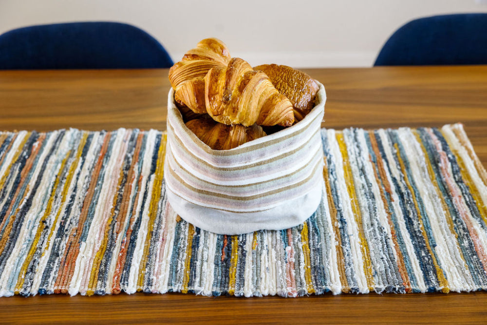 Dabo Fabric Basket filled with Croissants