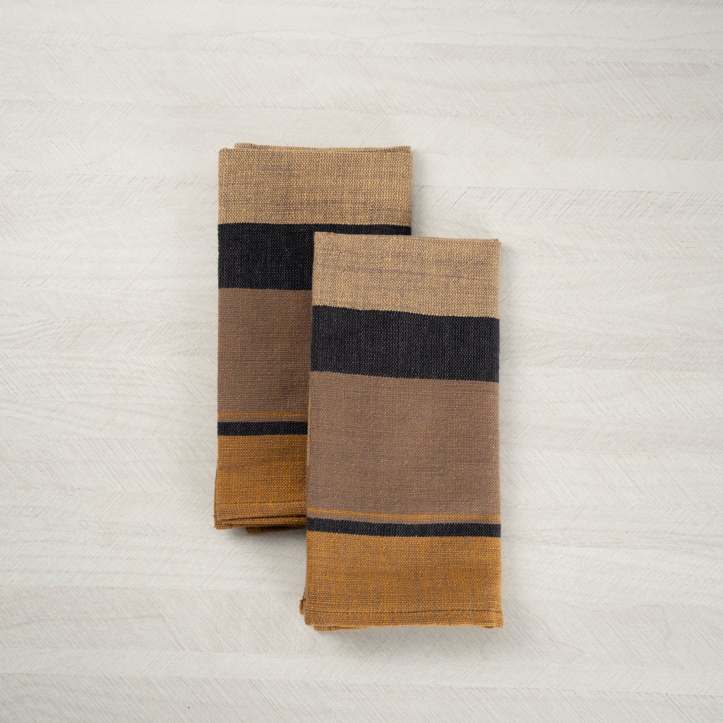Dalol Handwoven Ethiopian Cotton Napkins | Set of 2