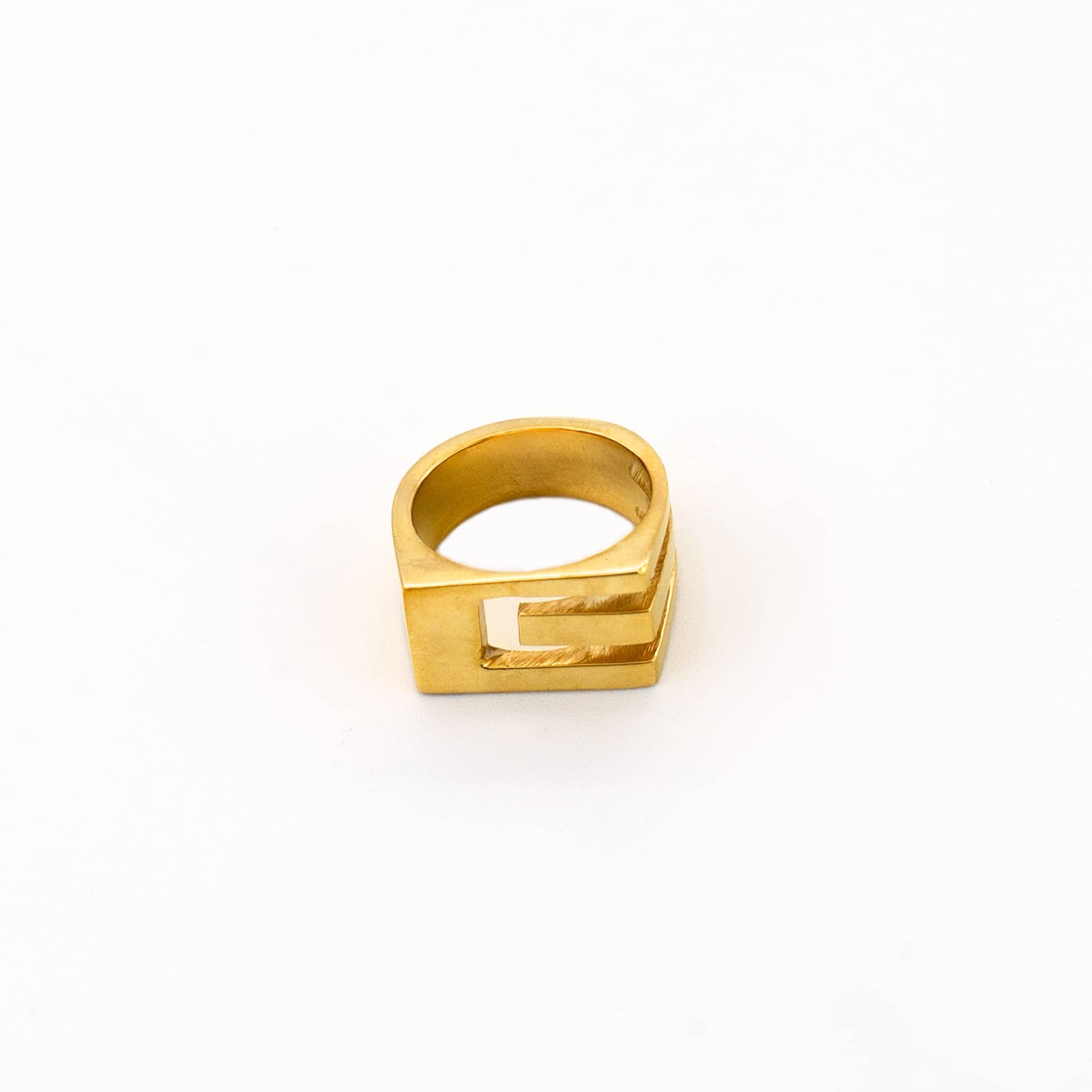 Dari Geometric Initial Ring for Men and Women Ecodunia