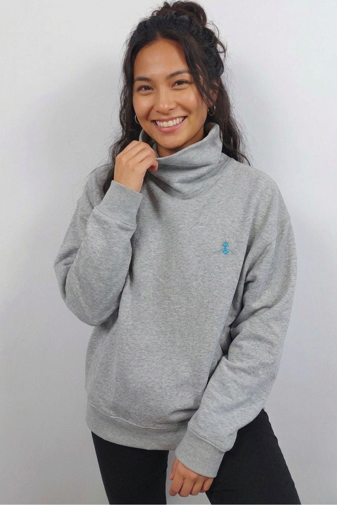 Sudadera orgánica - Gris Jaspeado