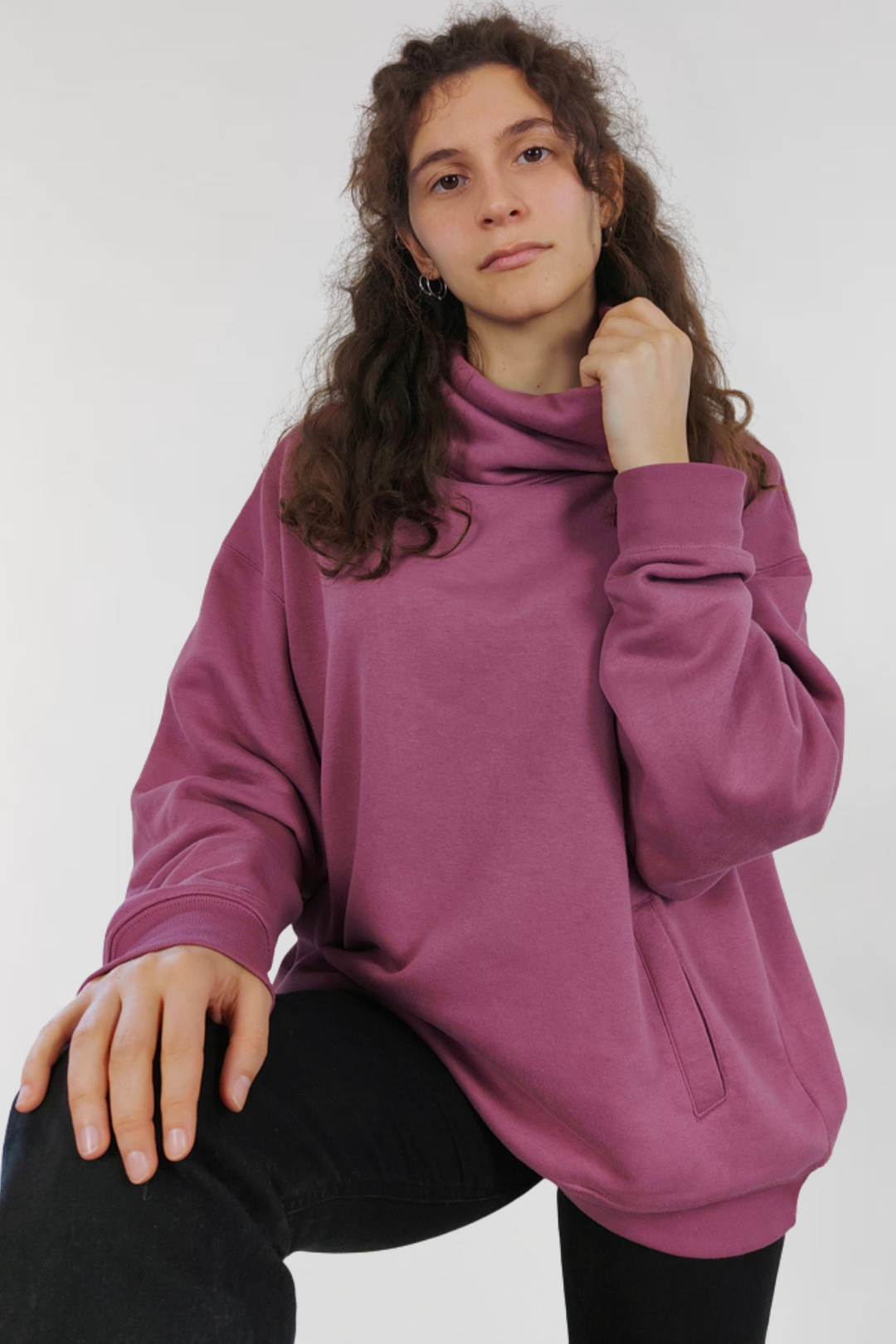 Sudadera orgánica - Malva