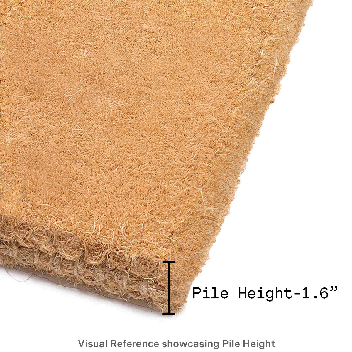 A Bird Perched on Home Coir Doormat