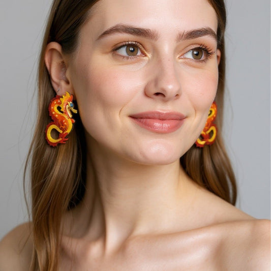 Dragon Earrings-LG