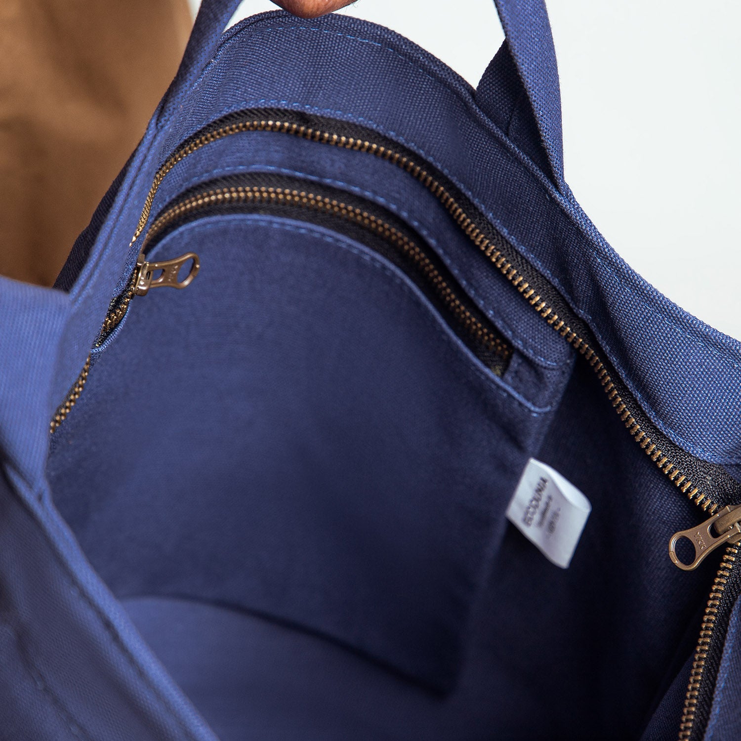 Canvas Carry-All Crossbody Bag for Men & Women | Amani #color–pale-blue