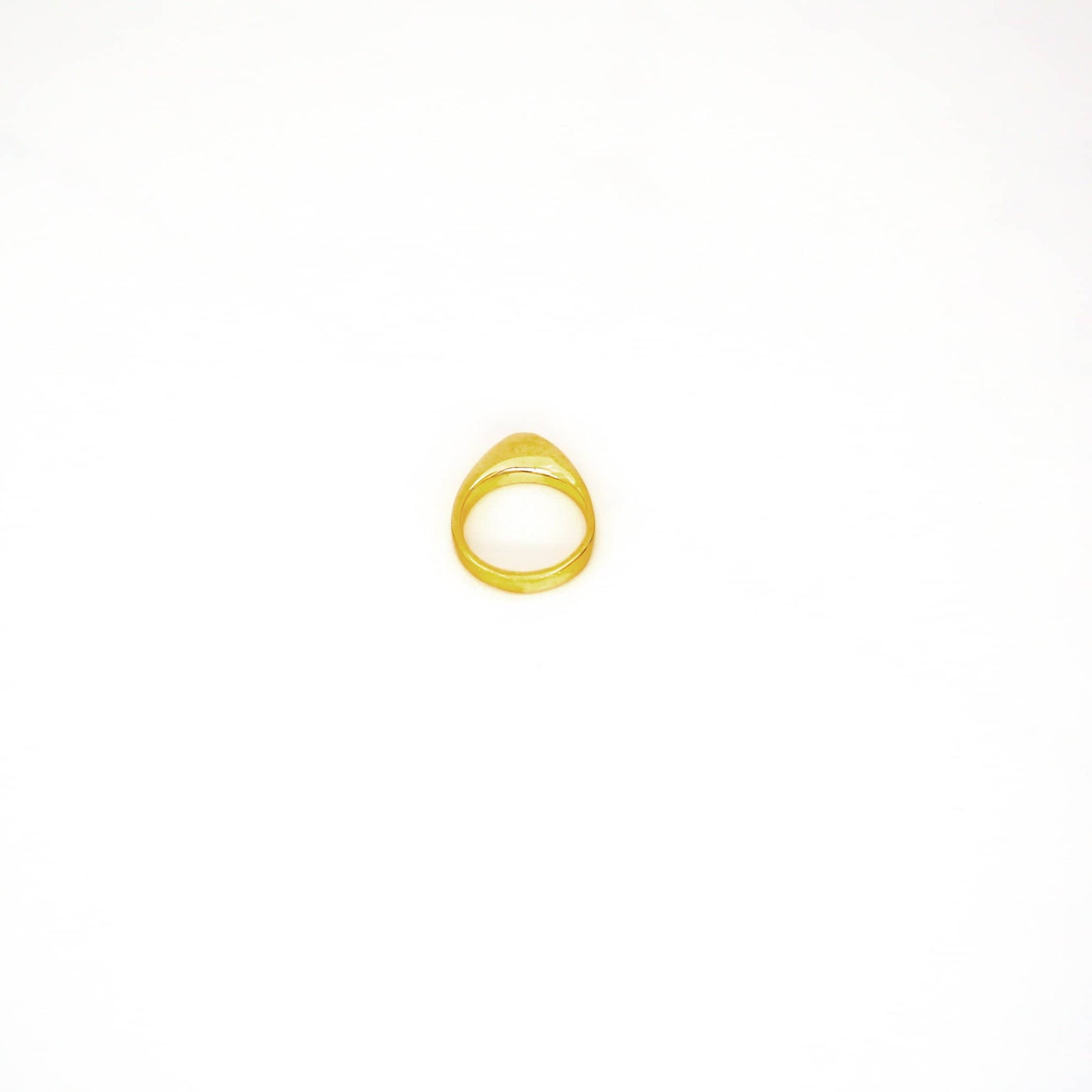 Eneo Minimalist Curve Ring in Brass