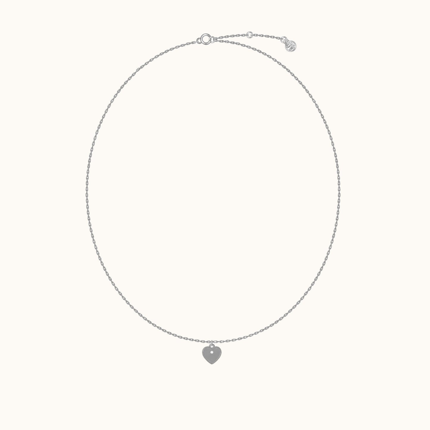 Sterling Silver Eternal Love Heart Necklace