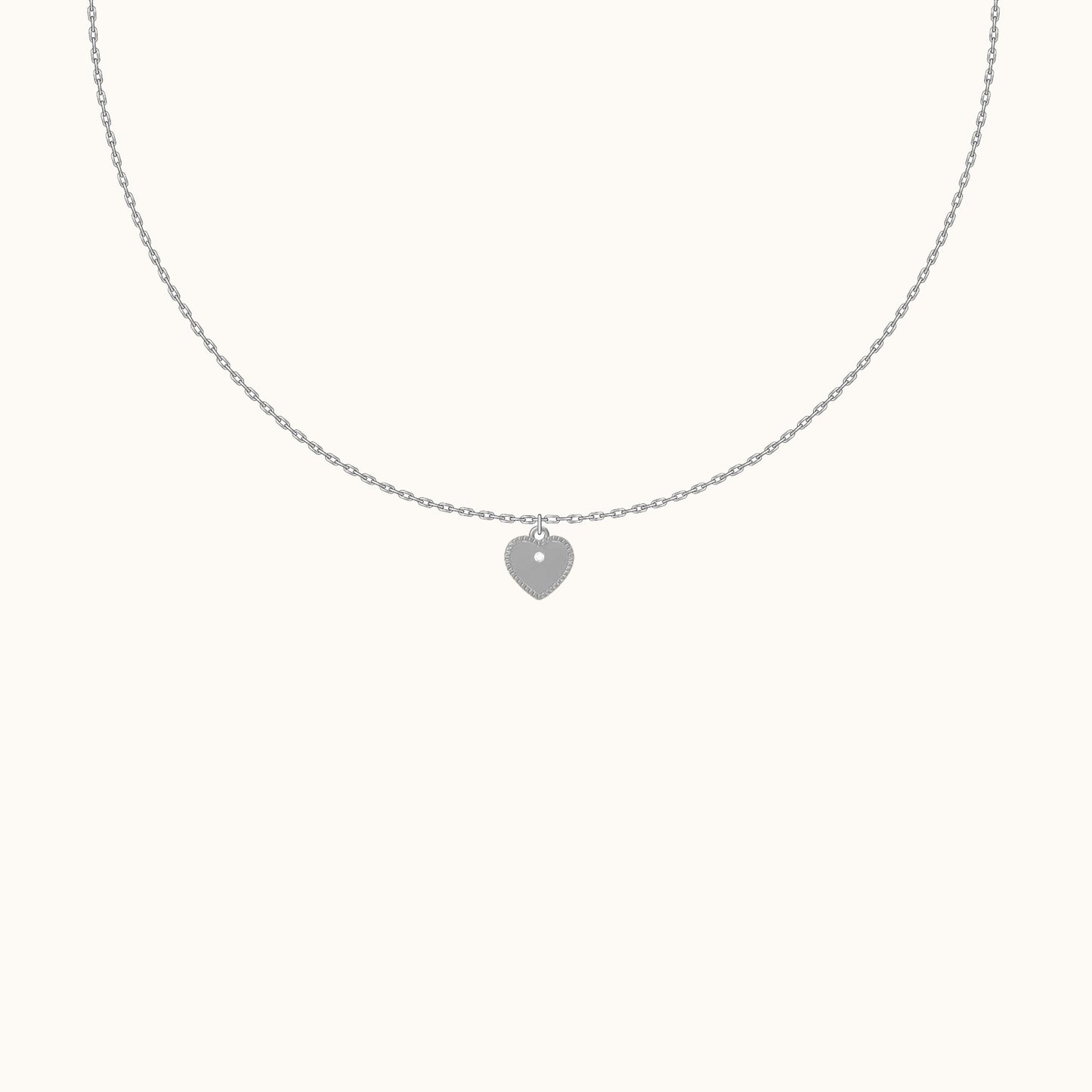 Sterling Silver Eternal Love Heart Necklace