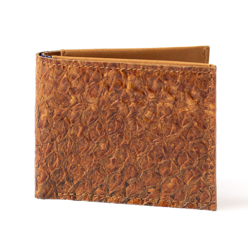 Tan Standard Fish Leather Wallet #color_tan