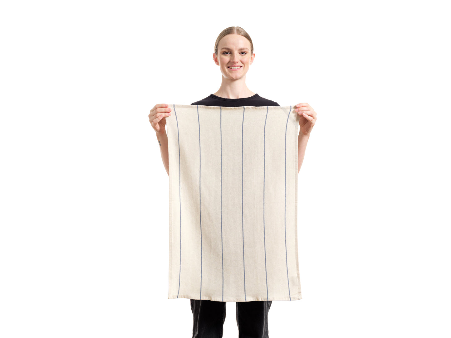 Kitchen Towels, Set of 4 - Cotton Flat Weave Set