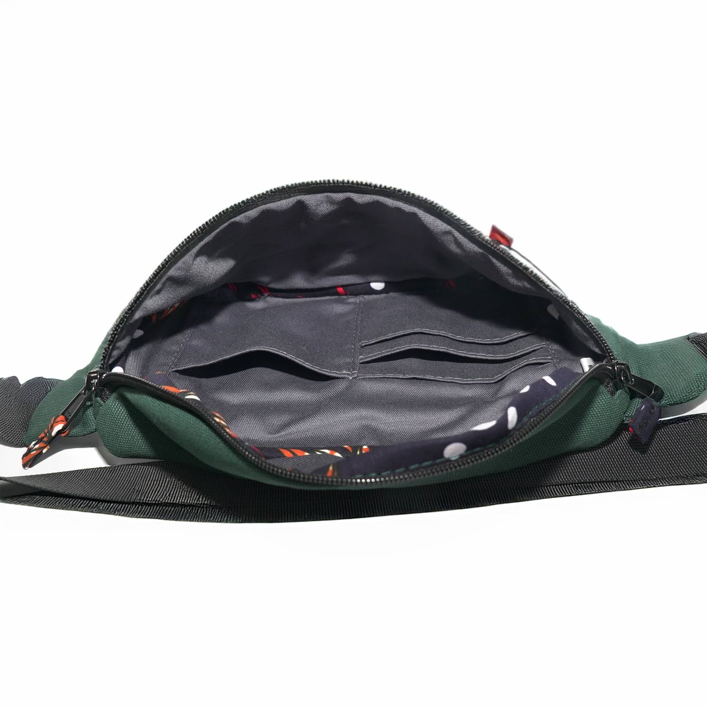 Anto Canvas Crossbody Fanny Pack #color_forest-green