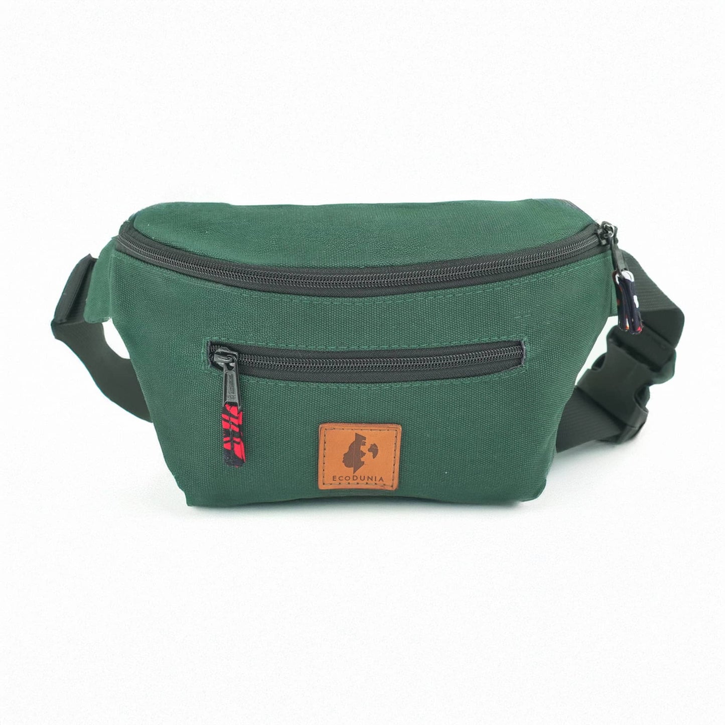 Anto Canvas Crossbody Fanny Pack #color_forest-green