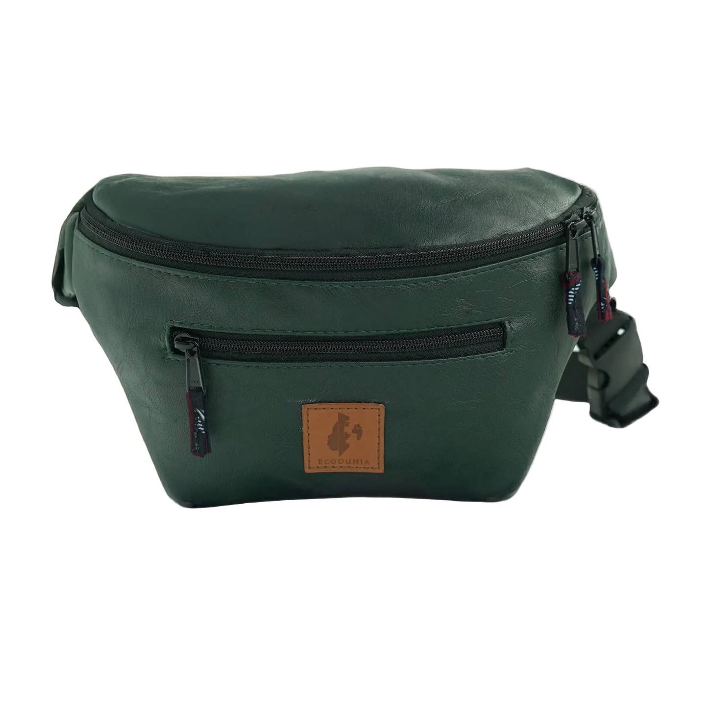 Forest Green Vegan Crossbody Fanny Pack #color_forest-green