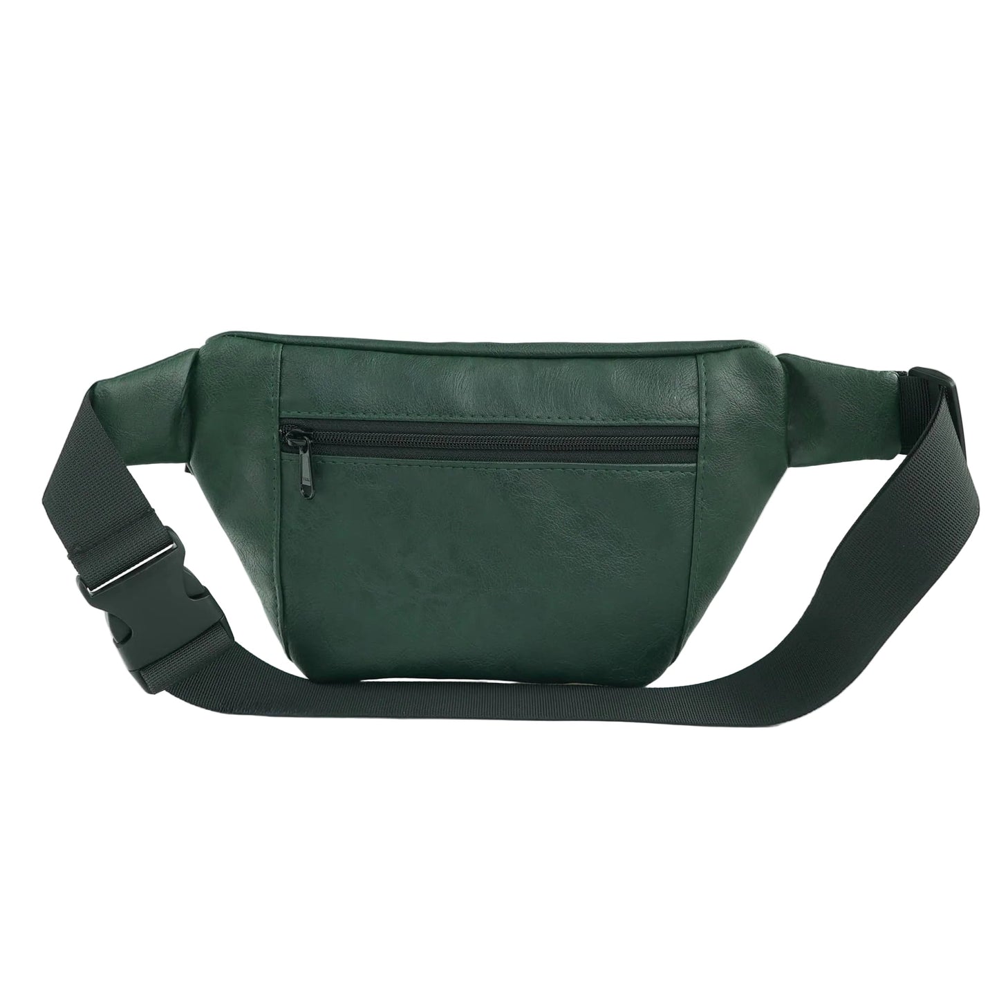 Forest Green Vegan Crossbody Fanny Pack #color_forest-green