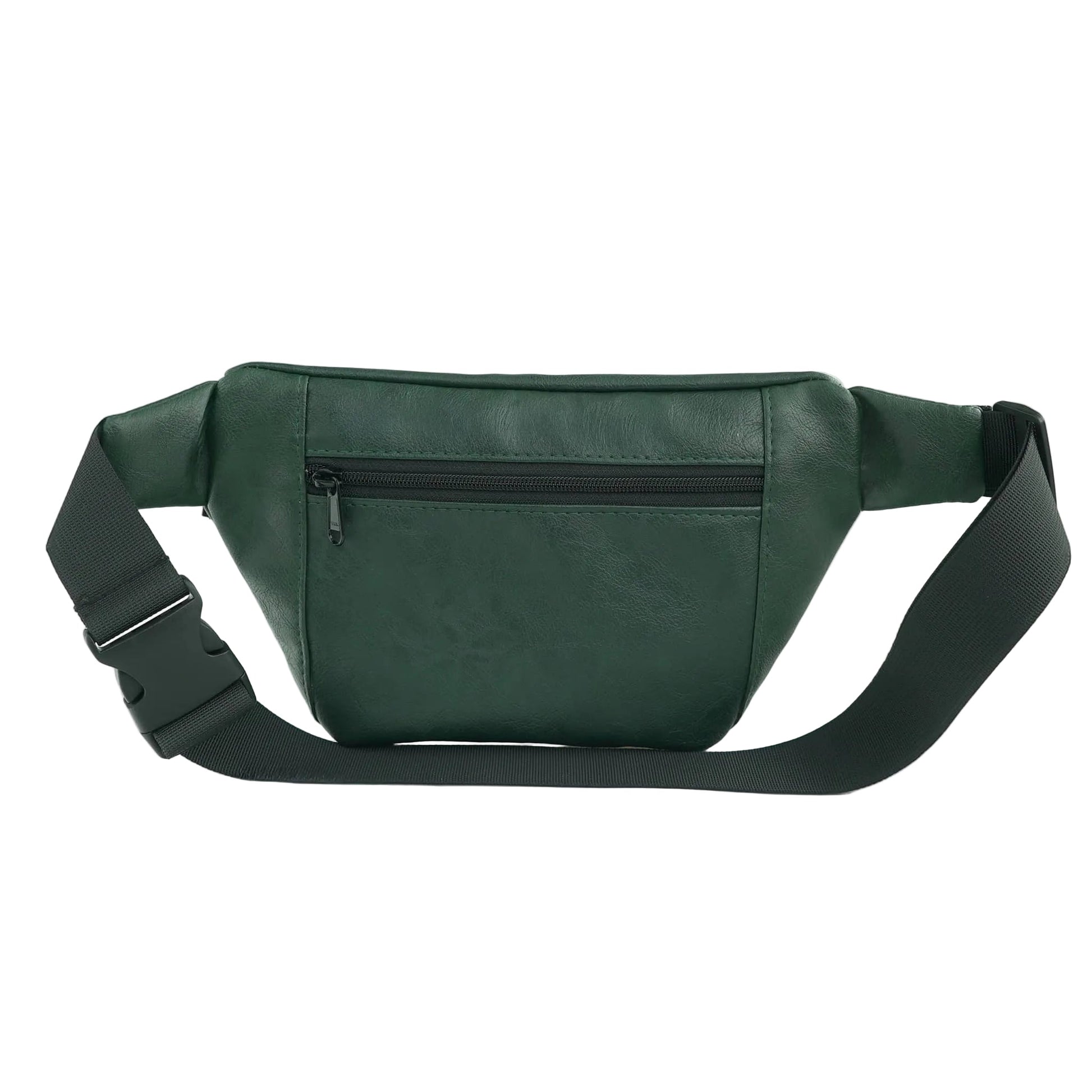Forest Green Vegan Crossbody Fanny Pack #color_forest-green