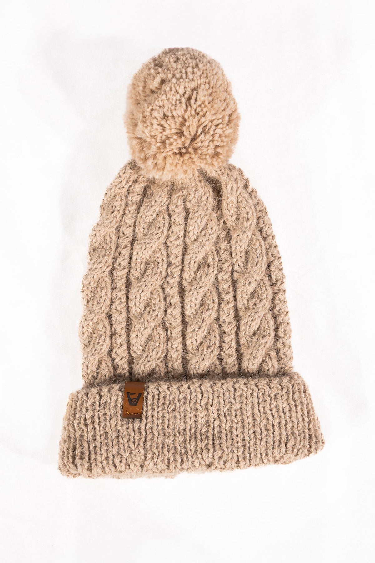 Wayra Cable Pom Beanie