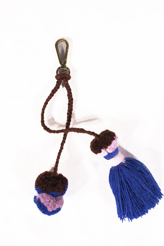 Tassel Pom Pom Keychain