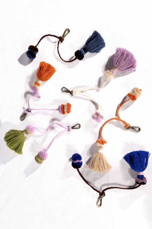 Tassel Pom Pom Keychain