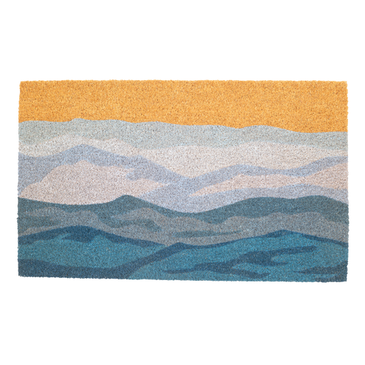 Shades of Sea - Blue Coir Doormat