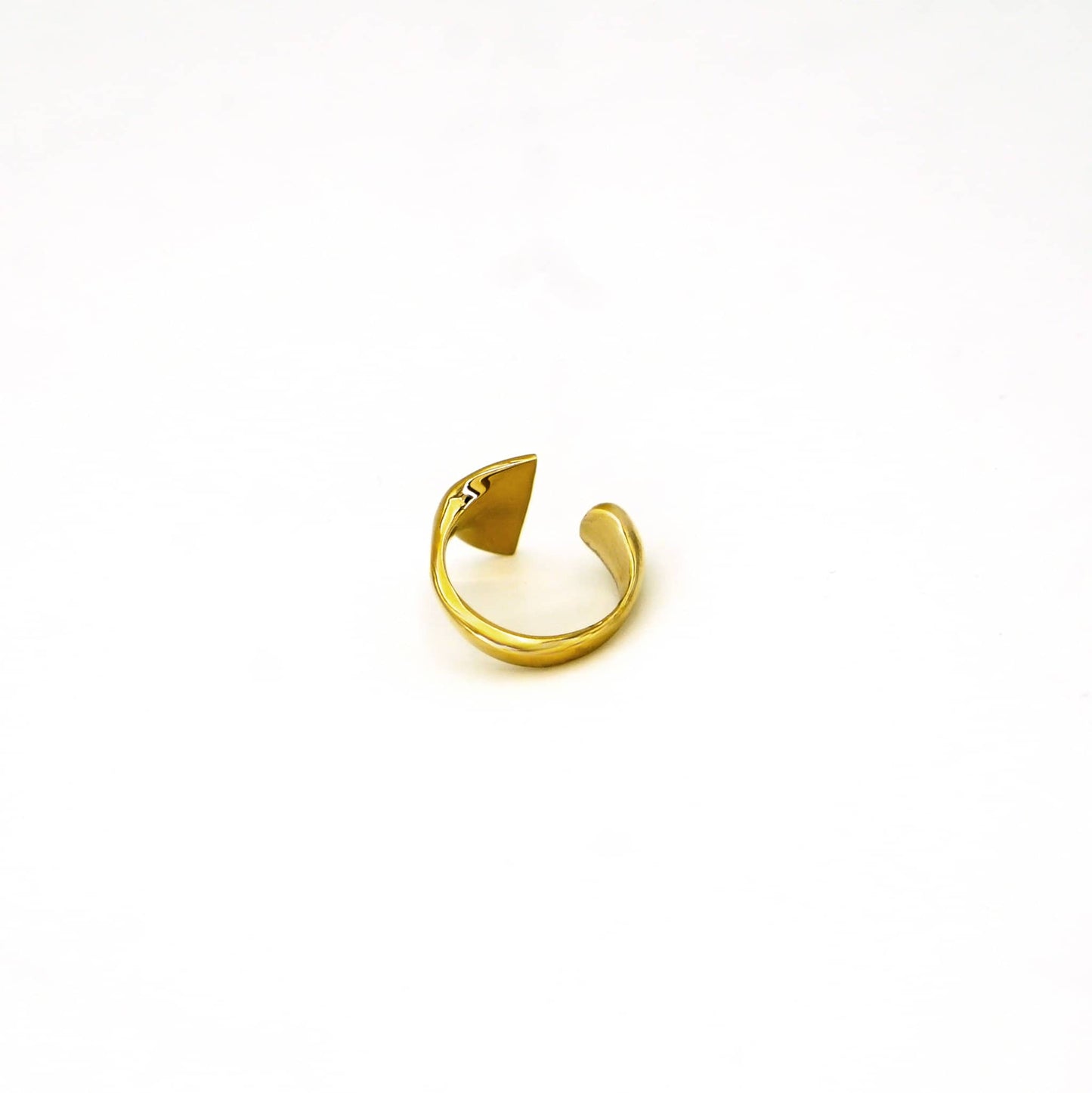 Semi-Circle and Teardrop Open Ring | Funzi