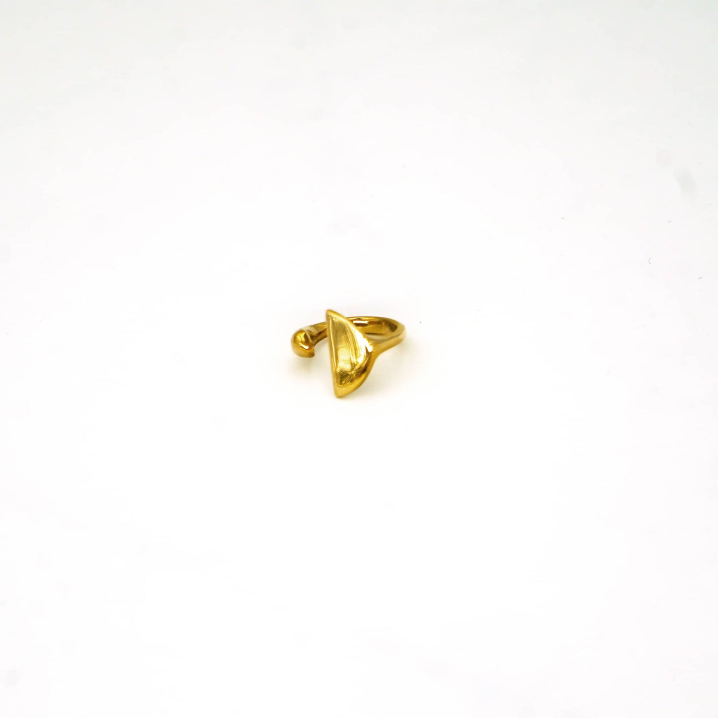 Semi-Circle and Teardrop Open Ring | Funzi