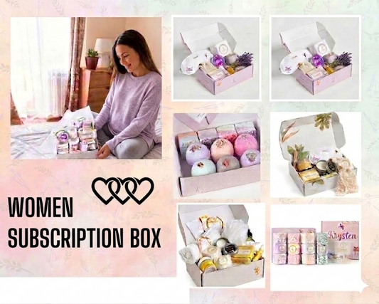 One year - SUBSCRIPTION BOXES for WOMEN - Will be  shipped every 3 months