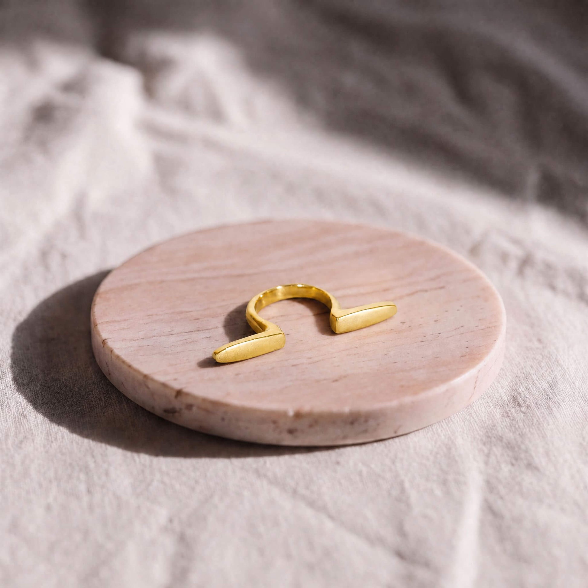 Geometric Open Cuff Ring | Njia - EcoDunia