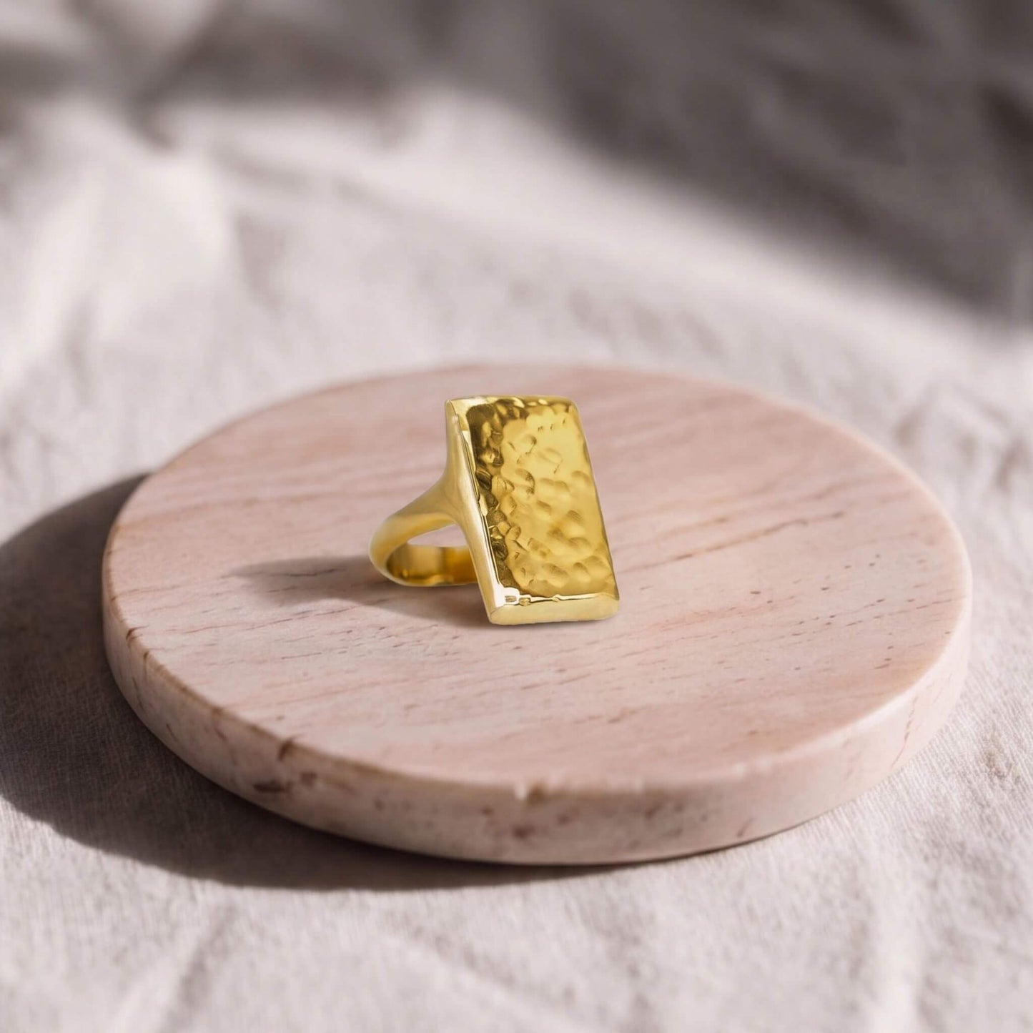 Goma Brass Smooth Ring