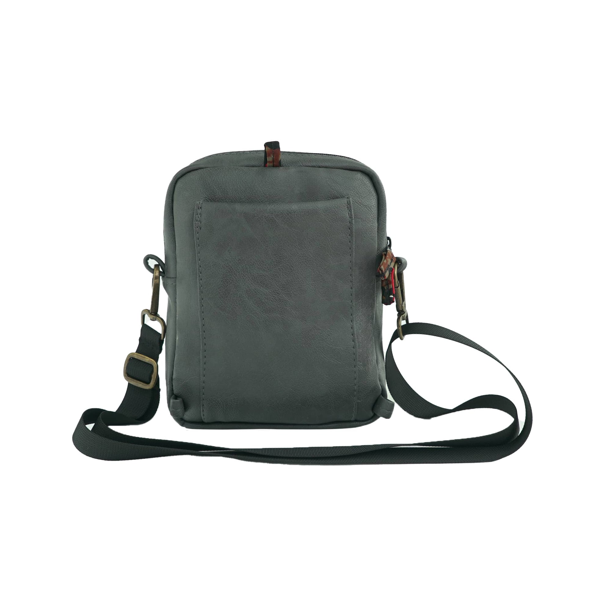 Rozi Vegan Leather Crossbody Bag 2L #color_gray