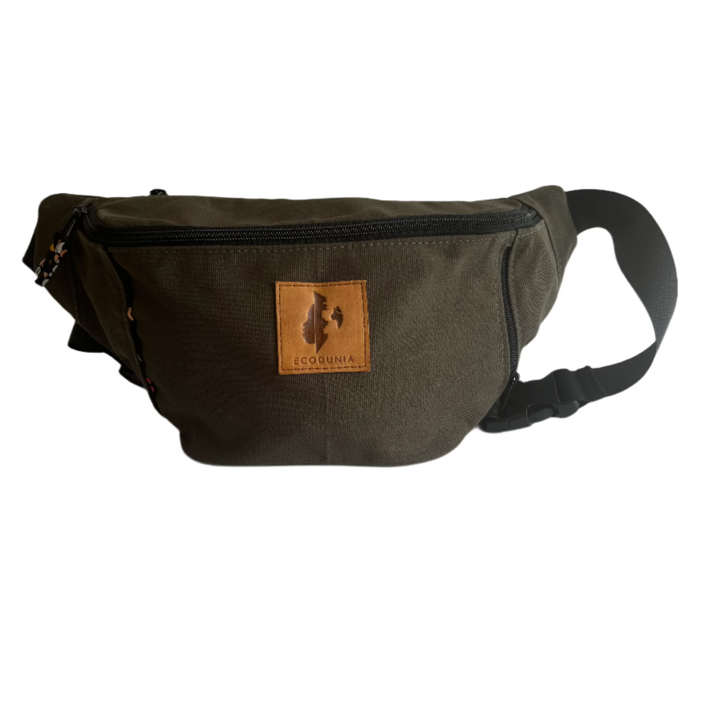 Crossbody Large Fanny Pack -  Canvas Waist Bag