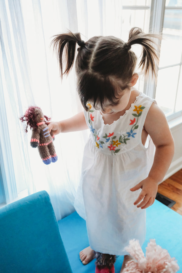 Little Girl Dress - Mixed Garland