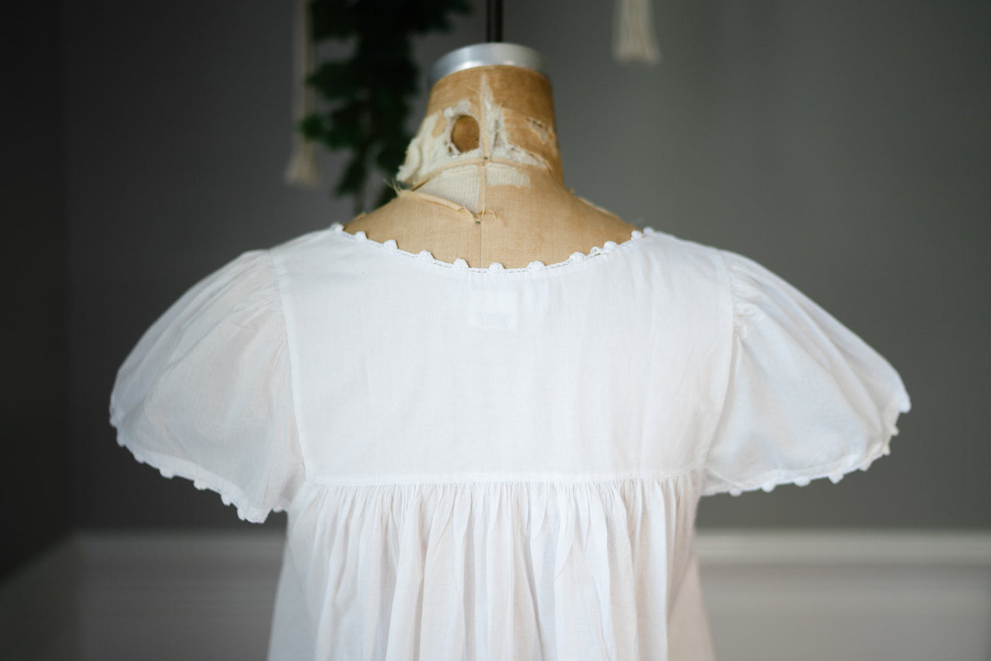 Cap Sleeve Nightgown - Red Rosebud