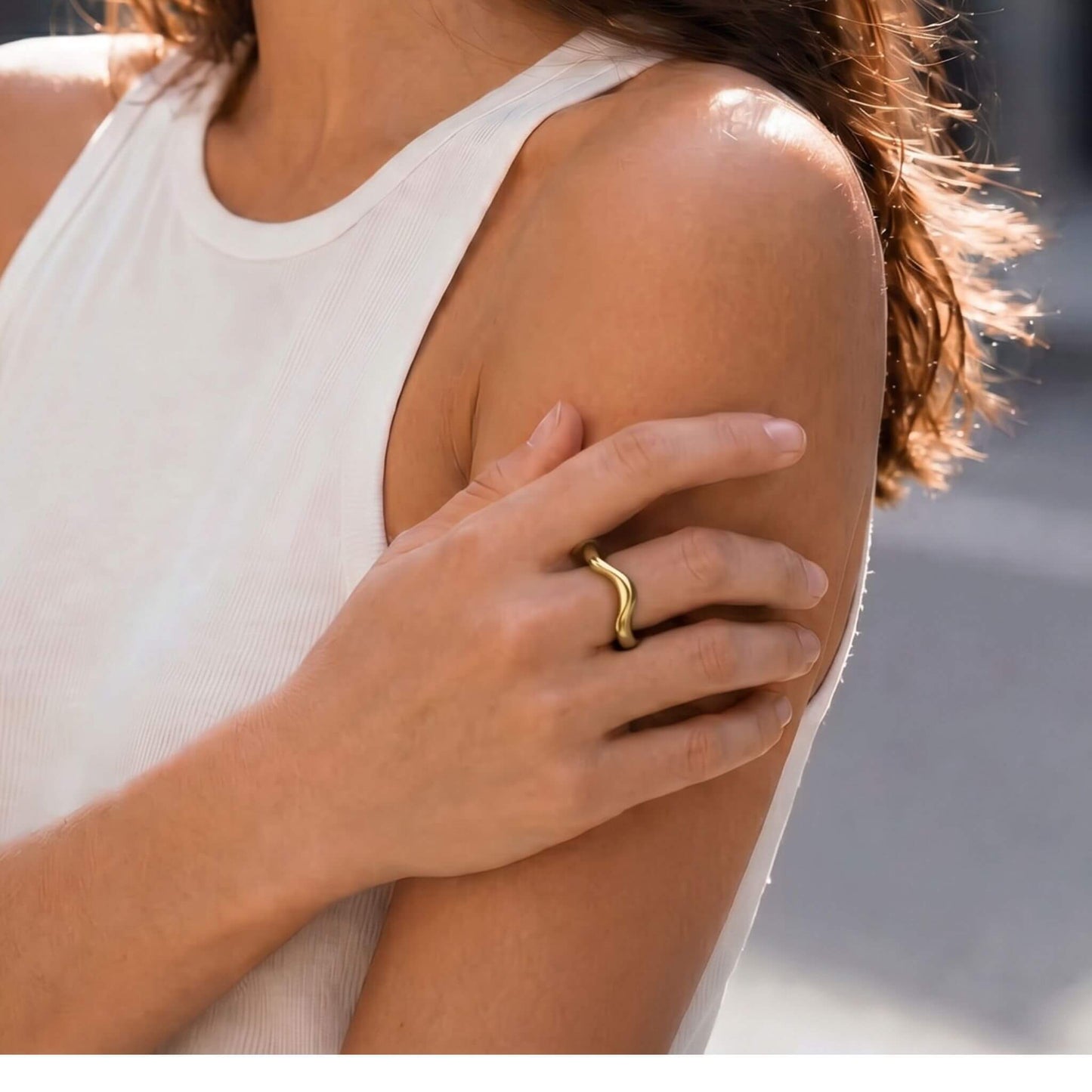 Brass Band Ripple Ring | Taraji Ecodunia 
