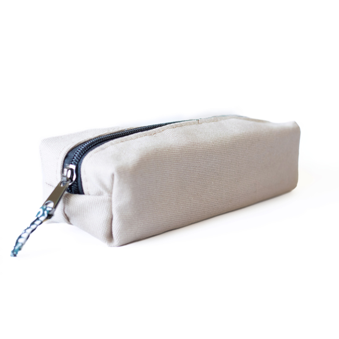 Pencil Pouch Zipper Bag #color_natural