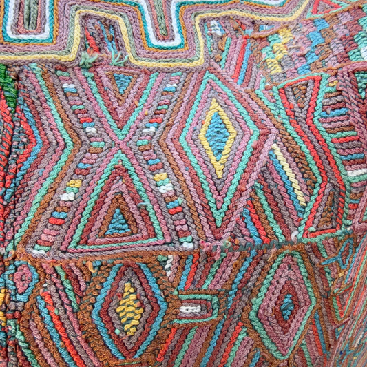 Handmade Vintage Huipil Bucket Bag