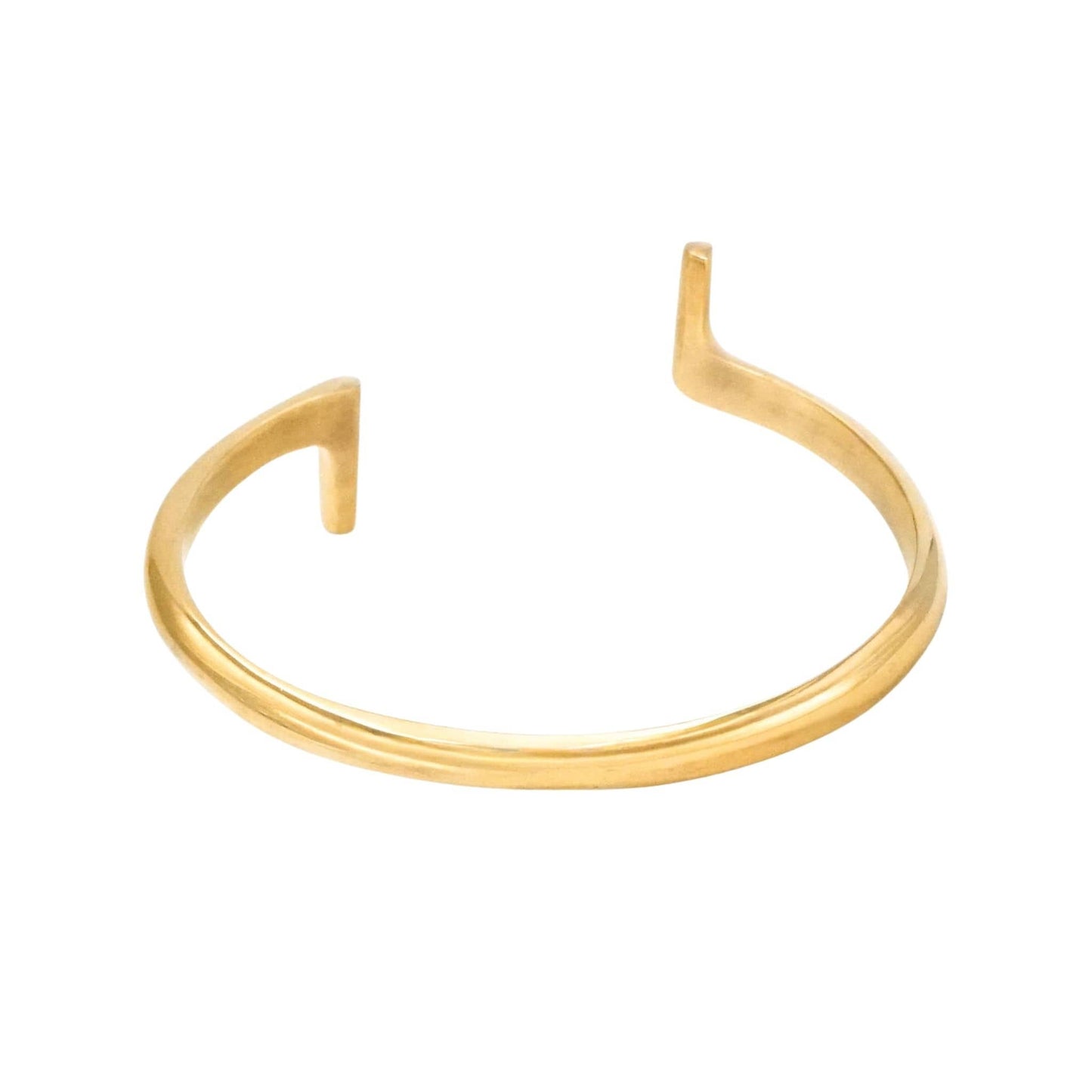 Double Bar Brass Cuff Bracelet | Hawa